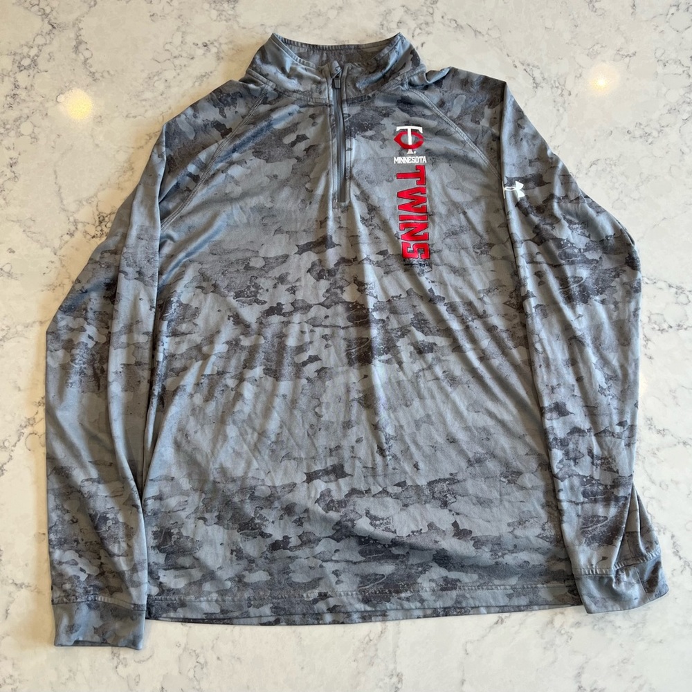 Men’s Large Under Armor Minnesota Twins 1/4 zip